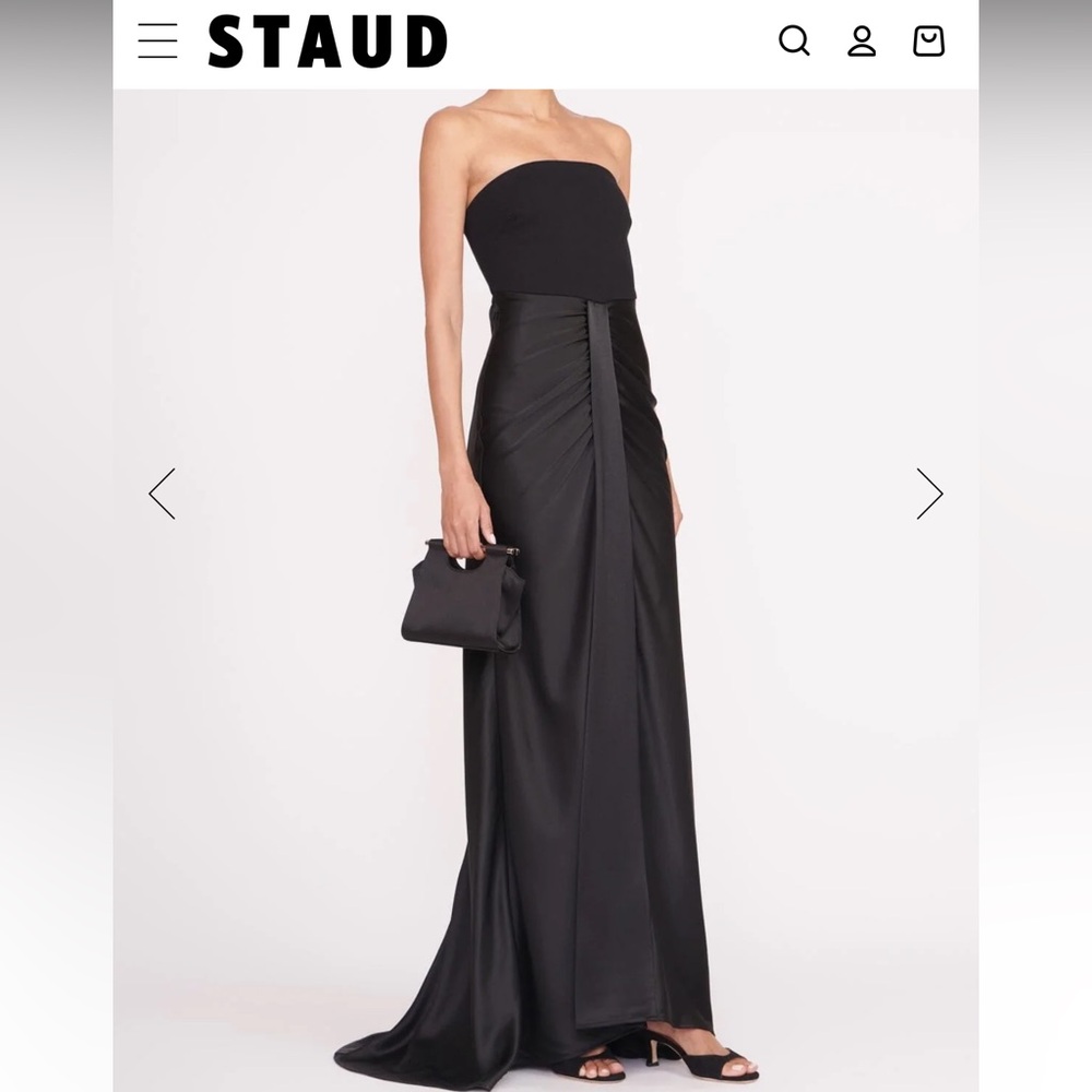 Staud Wayfairing Gown - Black Tie Size 10